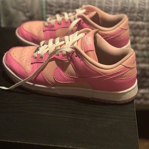 Pink Nike Dunks Low Size 10